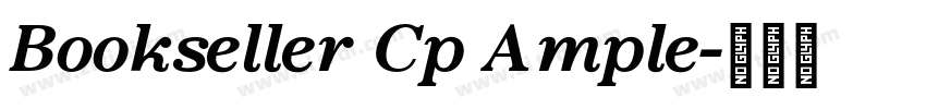 Bookseller Cp Ample字体转换
